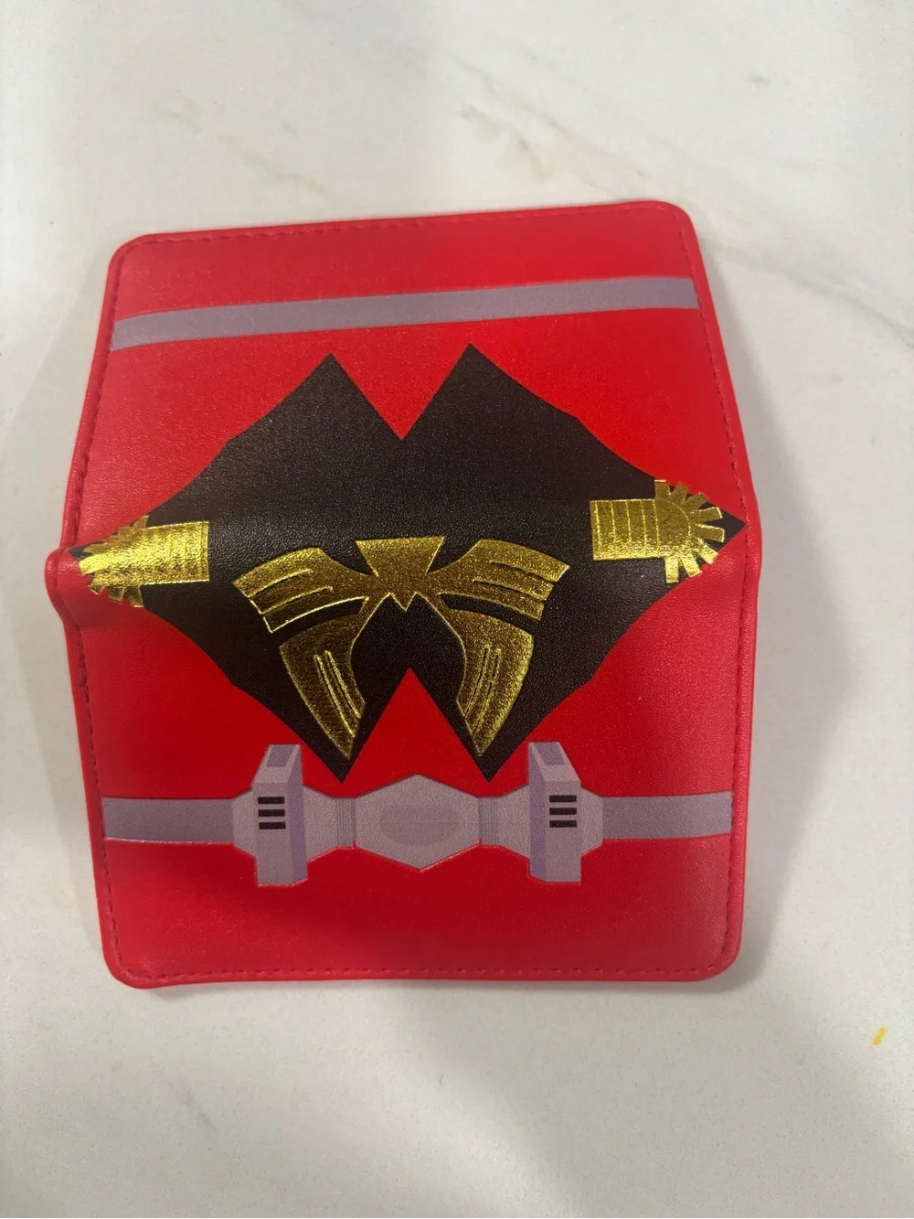 Official Mobile Suit Gundam Char Aznable Red Bifold Wallet Card Holder Zeon